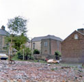 Methodist Chapel (later becoming Stocksbridge Rugby Club), 634 Manchester Road, Stocksbridge from Pearson Street with the gable end of Bessemer Terrace right Methodist Chapel (later becoming Stocksbridge Rugby Club), 634 Manchester Road, Stocksbridge from Pearson Street with the gable end of Bessemer Terrace right