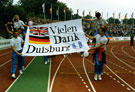 Sheffield World Student Games Representatives Parading at the Duisburg World Student Games Closing Ceremony