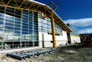 Hillsborough Leisure Centre, Beulah Road under construction for the World Student Games