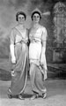 Miss Florrie Barker of Norton (left) and unidentified performer in costume for their Amateur Dramatic performance Miss Florrie Barker of Norton (left) and unidentified performer in costume for their Amateur Dramatic performance