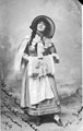 Signed portrait of Rispah Goodacre in costume for an Amateur Dramatic performance Signed portrait of Rispah Goodacre in costume for an Amateur Dramatic performance