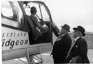 Westland Widgeon helicopter on test flight from former Lodge Moor POW Camp, Alderman Robert Neill, Deputy Lord Mayor Westland Widgeon helicopter on test flight from former Lodge Moor POW Camp, Alderman Robert Neill, Deputy Lord Mayor