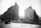 View: u00219 Hampton Street at junction of Bevis Street (on right), Park. Buildings in background front Duke Street