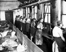 View: u00374 Buffer girls at J.G. Graves Ltd., Enterprise Works, Shoreham Street / St. Mary's Road, where spoons and forks were made
