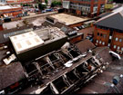 Elevated view of S.H. Ward and Co. Ltd., Sheaf Brewery, No. 129 Ecclesall Road