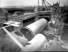 View: u00867 Sewage treatment works, Blackburn Meadows, Blackburn Brook Chamber, Meadowhall Road under construction