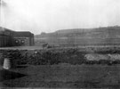 Settling tanks, Blackburn Meadows sewage treatment works, looking towards Hill Top, Kimberworth Settling tanks, Blackburn Meadows sewage treatment works, looking towards Hill Top, Kimberworth
