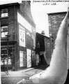 Sylvester Street, looking towards Davenport Lane and entrance to Court No. 6, No. 44 Sylvester Street, Horace Hogarth, Herbalist (tobacconists)