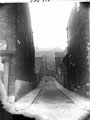 Rodgers Lane looking from No. 47 St. Thomas Street towards Abney Street showing Bala Street (formerly West John Lane) halfway up on the left . showing side view of No. 2 Rodgers Lane Rodgers Lane looking from No. 47 St. Thomas Street towards Abney Street showing Bala Street (formerly West John Lane) halfway up on the left . showing side view of No. 2 Rodgers Lane
