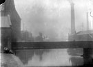 Ball Street Bridge over River Don, Neepsend, prior to re-building. James Dixon and Sons, Cornish Place, Silver Plate Manufacturers, left. Chimney on right belonged to Neepsend Rolling Mills Ball Street Bridge over River Don, Neepsend, prior to re-building. James Dixon and Sons, Cornish Place, Silver Plate Manufacturers, left. Chimney on right belonged to Neepsend Rolling Mills