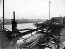 Flooding of Cofferdam, Abyssinia Bridge