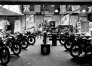 View: u01242 Interior of Walter Wragg Ltd., Motor Car, Motor Cycle Agent, Cycle Agent and Manufacturer 	