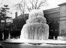 Frozen fountain, Weston Park