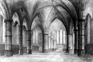 Architect's impression of All Saints Church interior, Ecclesall