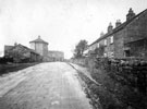 View: u01285 Sheephill Road, looking towards the Round House and Norfolk Arms P. H., Ringinglow Road