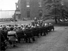 Opening day ceremony at Ecclesall Library, Knowle Lane (former Weetwood House)