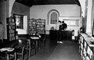 Interior of Beighton Library, formerly, 'The Beeches', High Street, Beighton