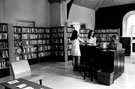 Interior of Beighton Library, formerly, 'The Beeches', High Street, Beighton