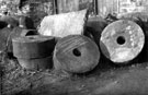Grindstones, Abbeydale Works, former premises of W. Tyzack, Sons and Turner Ltd., manufacturers of files, saws, scythes etc., prior to becoming Abbeydale Industrial Hamlet Museum