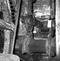 Water driven cams actuating the blowing engine at Abbeydale Works, former premises of W. Tyzack, Sons and Turner Ltd., manufacturers of files, saws, scythes etc., prior to becoming Abbeydale Industrial Hamlet Museum