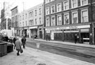 Norfolk Street, Mappin Buildings, right, including The Mustard Seed, Restaurant