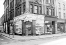 The Chocolate Kabin, J.W. Thornton Ltd., confectioners, No. 159 Norfolk Street at junction with (left) Howard Street
