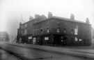 Corner of Barkers Pool and Pool Square, Nos 102-114, Barkers Pool (including White Lion Hotel), these buildings were later demolished to make way for the War Memorial, 1925-1930