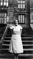 Doris Thompson, later Cryer, at City Training College for Teachers, originally Collegiate School, Collegiate Crescent