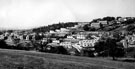 General view of Gleadless Valley Estate from Rollestone Wood, Leighton Road and Fleury Close in foreground, Fleury Rise and Fleury Road in background, right, Gleadless Road in distance