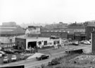 Gower Service Station, Gower Street looking towards the Fairways Fabrications Ltd., Fairway Works (engineering), Sorby Street and Wilson Brothers (Sheffield) Ltd., No.35 Kirk Street Gower Service Station, Gower Street looking towards the Fairways Fabrications Ltd., Fairway Works (engineering), Sorby Street and Wilson Brothers (Sheffield) Ltd., No.35 Kirk Street