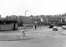 Junction of Ellesmere Road and Gower Street looking towards Burngreave Roa (A6135) and Brunswick Road showing the site of the demolished Wicker Congregational Church Junction of Ellesmere Road and Gower Street looking towards Burngreave Roa (A6135) and Brunswick Road showing the site of the demolished Wicker Congregational Church