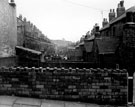 View: u01861 Harleston Street looking towards rear of houses fronting Thorndon Road, left and Earsham Street, right.