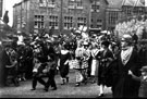 Parade in front of Beighton School, 1925