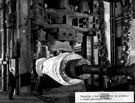 Forging a hollow billet to produce a high pressure vessel, British Steel Corporation Forging a hollow billet to produce a high pressure vessel, British Steel Corporation