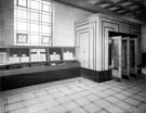 Central Library, Surrey Street. Entrance Hall and Exhibition Case