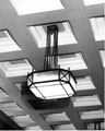Central Library, Surrey Street. Lighting in the entrance hall