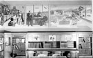 Mural depicting the story of mankind, Part 5, The Victorians etc., Central Junior Library. Central Library, Surrey Street