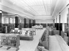 View towards the newsroom, Central Lending Department, Central Library, Surrey Street