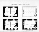 The Turret Lodge at Sheffield Manor. Plan of floors The Turret Lodge at Sheffield Manor. Plan of floors