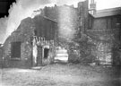 Court No. 8, rear of No 38, Hermitage Street, former Greyhound Tavern, later premises of John Cooper, builder, Court known as Grey Hound yard. Rear of St. Mary's School in background