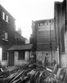 Court No. 14, Boston Street (formerly New George Street), prior to demolition. Back to back houses fronting Boston Street, left. Premises on right front George Lane