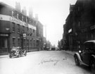 Cambridge Street from Barkers Pool, No 1, Cambridge Hotel on left