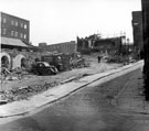 Meetinghouse Lane from Bank Street, demolition of buildings in preparation for the construction of Churchill House