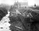 Oldhay Brook and construction of retaining wall at Totley Rolling Mill Cottages, off Baslow Road (opposite Grove Road junction)