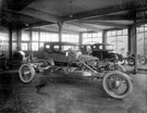 View: u02812 Ground floor showrooms showing Armstrong Whitworth cars, Yorkshire Motor Car Co. Ltd., Townhead Street.