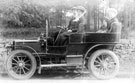 Harry Golightly and family in a Armstrong Whitworth, Abbeydale Road South