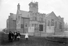 Girls entrance Hammerton Street School, Darnall with the inscription Purity, Sincerity and Modesty