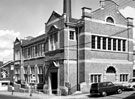 Park Library, Duke Street at junction of Coates Street. Public Baths at rear