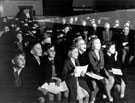 Audience at the film show in Junior Library, Firth Park Branch Library, Firth Park Road