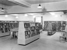 Interior of the extension at Hillsborough Library, Middlewood Road, Hillsborough Park. Opened 3rd December, 1929, cost &uacute;1,772. Formerly Hillsborough Hall and built in the 18th century.